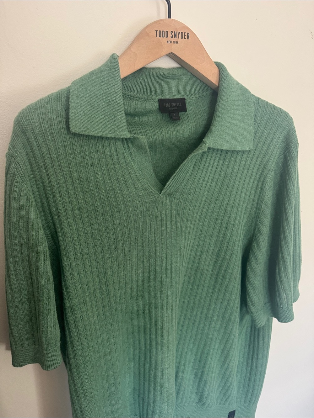 Todd Snyder Montauk Sweater Polo Green